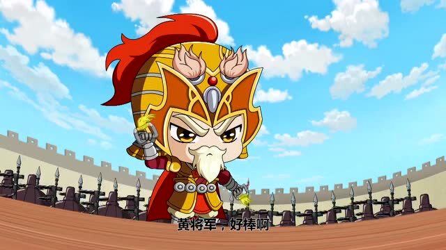 主公在哪:刘备坐在大石头上,马超拉着转圈,刘备晕了