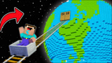 我的世界MC动画：菜鸟找到了通往地球的轨道!地球秘密基地!