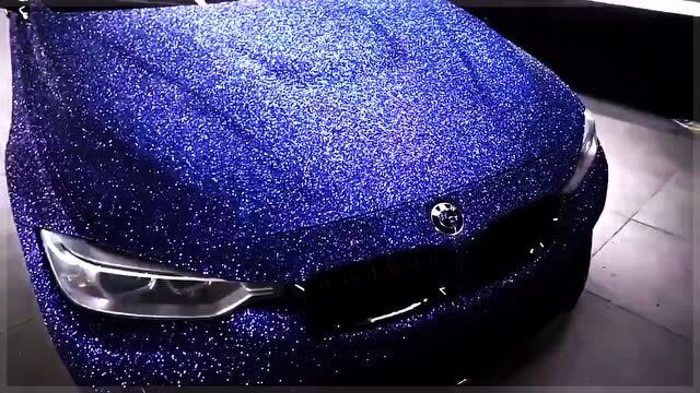 宝马钻石爆闪改色膜!璀璨之星!