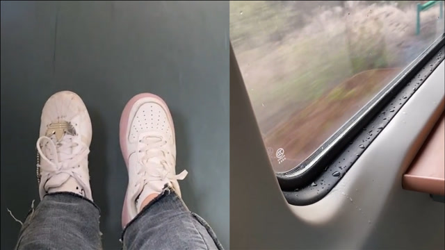 女子坐火车,一只鞋被邻座女生穿走!网友看到乐了:没想到鞋码还挺合适