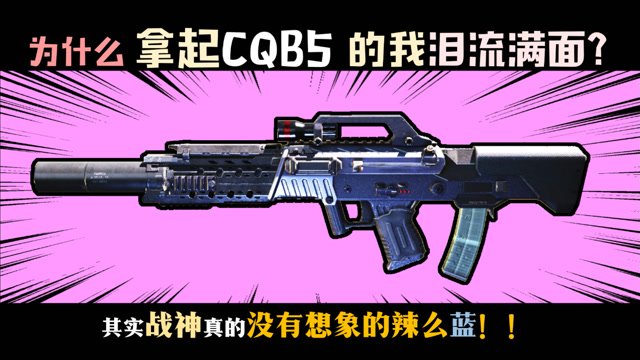 如果我没能让你爱上cqb5,请你叮叮叮取关我!近可冲锋远可架点!