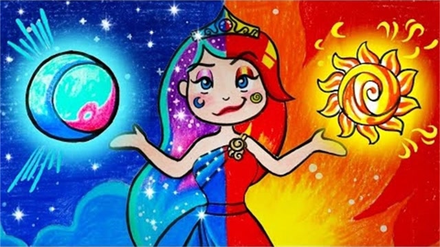 少儿定格动画:太阳女神vs月亮女神 ,太有趣了