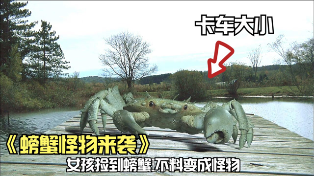 女孩捡到螃蟹当宠物,不料变异成怪物《螃蟹怪物来袭》