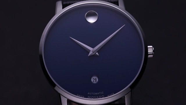 瑞士movado摩凡陀腕表,博物馆系列"蓝摩"
