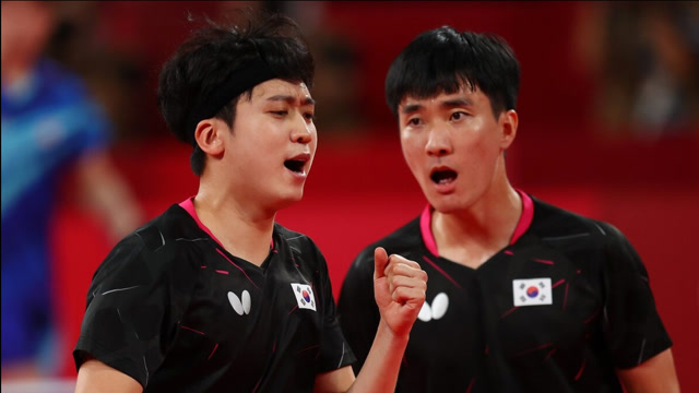 韩国组合7-1强势开局!郑荣植/李尚洙vs维托尔/古斯塔沃 第二局
