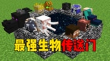 我的世界：用MC最强的生物围成的传送门是什么样子？