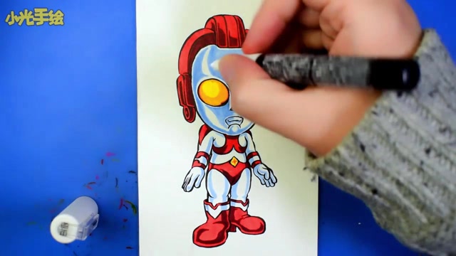 奥特曼简笔画:教你画一个可爱的光之国公主尤莉安,来看看吧