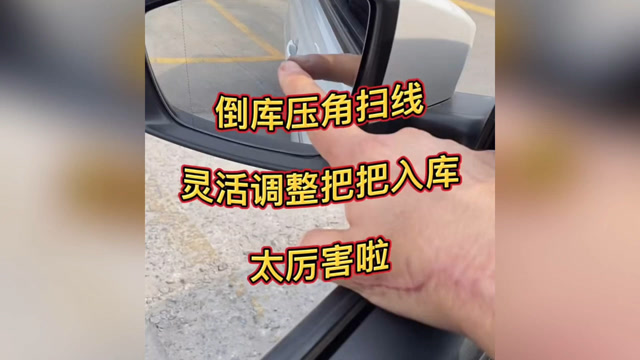 倒车入库压角扫线,如何灵活调整,把把入库,太厉害啦!