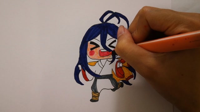 一分钟教会你们画白月初