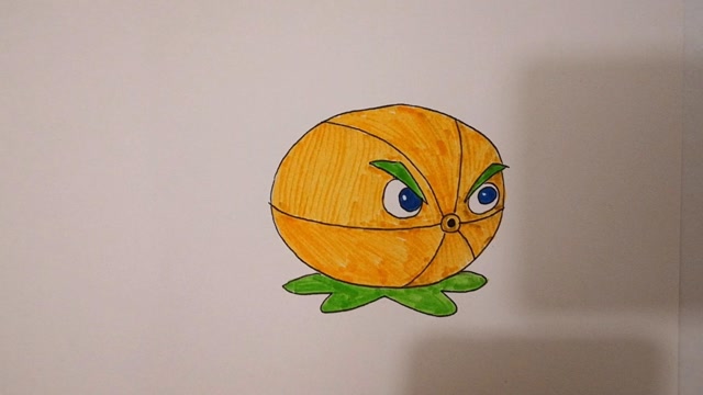 充能柚子怎样画图片