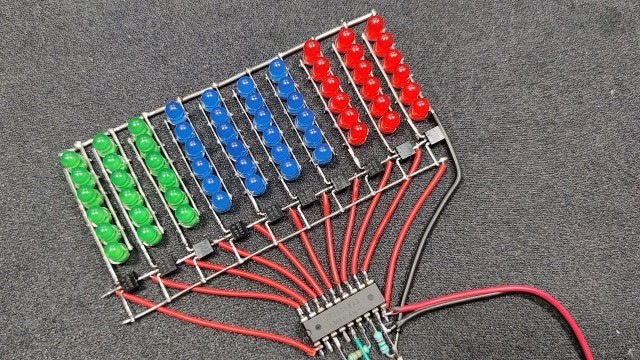 lm3914驱动和led制作音频频谱节奏灯,既好玩又能锻炼动手能力