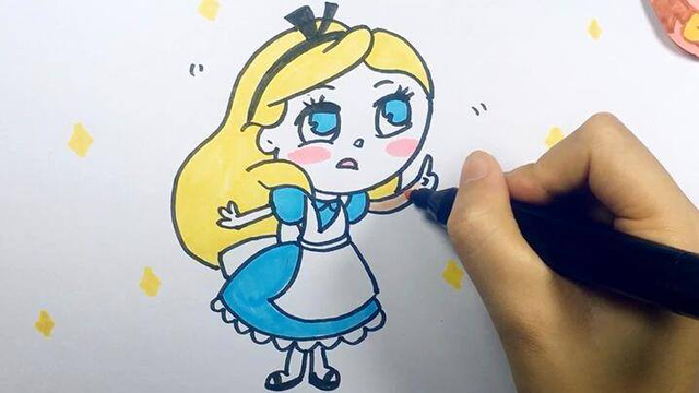 【可乐姐姐学画画】爱丽丝