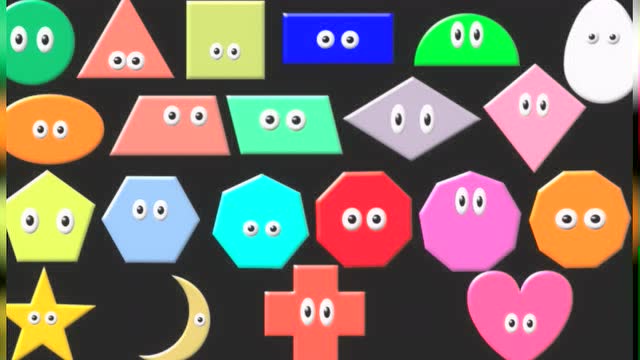 各种各样的形状用英文该怎么说