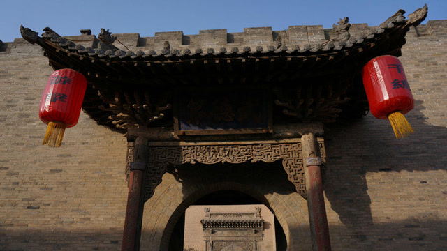 航拍穿越飞行山西常家庄园