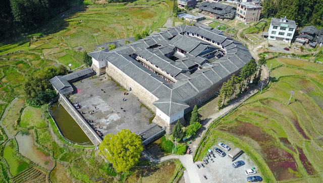 漂浮在沼泽上的城堡,福建永安安贞堡