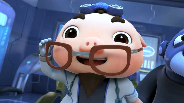 猪猪侠:小猪猪在阿五过去的世界里 阿五变身铁拳虎也没人能看见