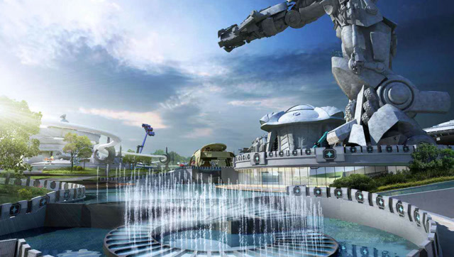 刚刚:中国造了个"外星人基地",即将完工,飞碟战舰堆成山