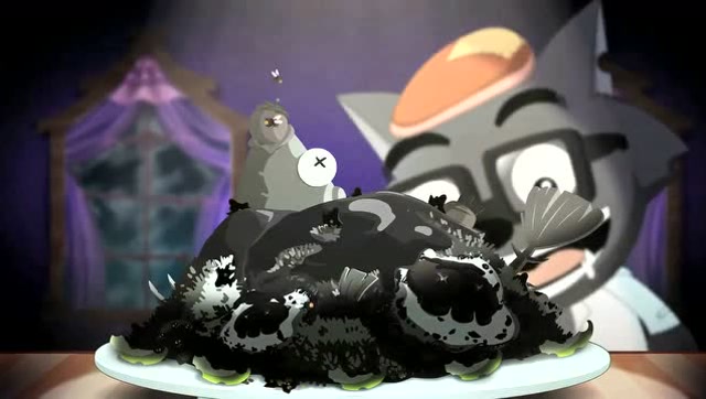 灰太狼为娶狼族第一美女红太狼,吃下了红太狼亲手做的黑暗蛋炒饭