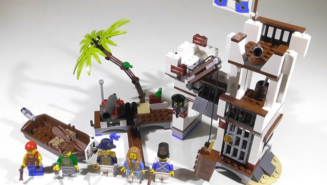lego 乐高积木海盗系列70412 士兵的堡垒快速搭建