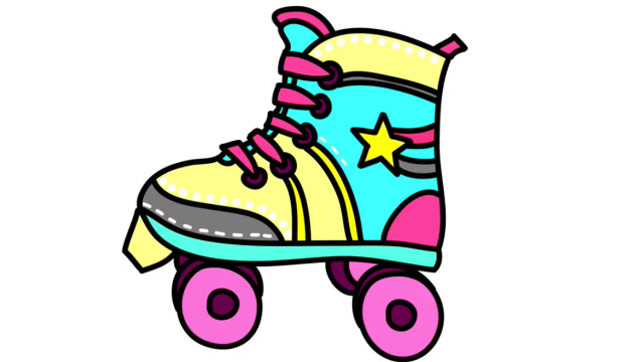 溜冰鞋的简笔画儿歌