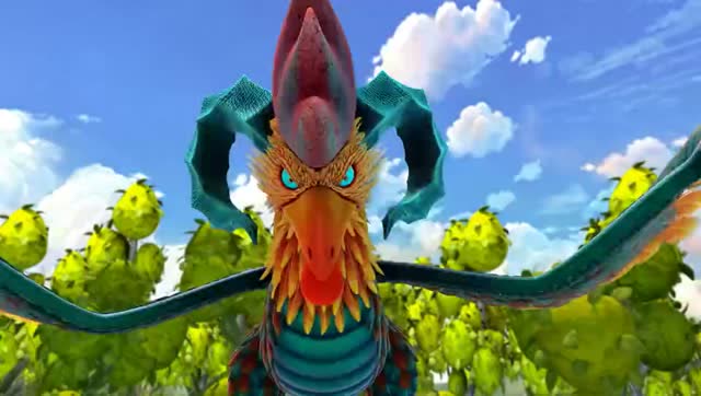 猪猪侠 猪猪侠变身火焰鹤 追赶鸡龙怪