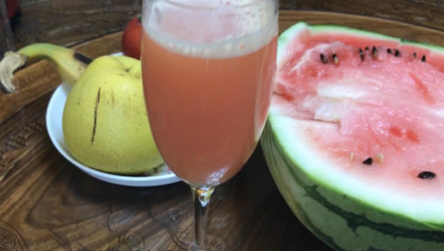 西瓜汁 苹果汁混搭, 喝了有什么好处或疗效? 何不一探究竟?