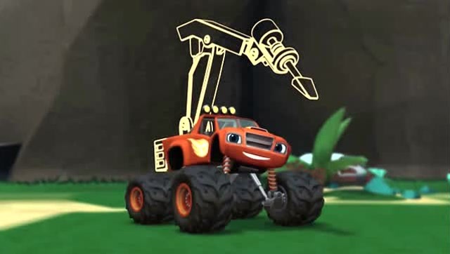 旋风战车队:飚速变身钻头车,钻碎了所有大石头,好勇猛啊