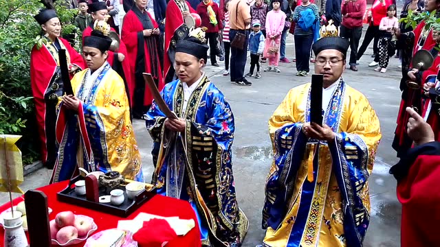 莱阳天后圣母宫开光十周年庆典5.6上午第一场3