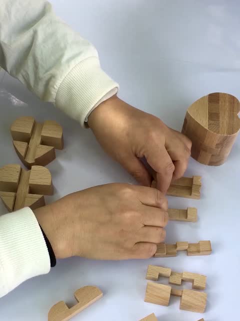心锁 孔明锁鲁班球