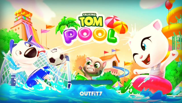 汤姆猫水上乐园 talking tom pool level43-46 游戏演练 手游酷玩