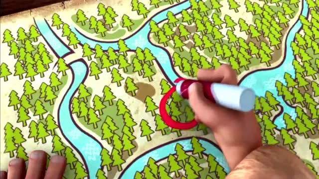 光头强找到森林的新地图,发誓要把它砍完!熊大:不答应