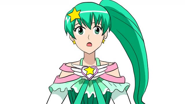 巴啦啦小魔仙之吃惊的贝贝公主儿童卡通简笔画