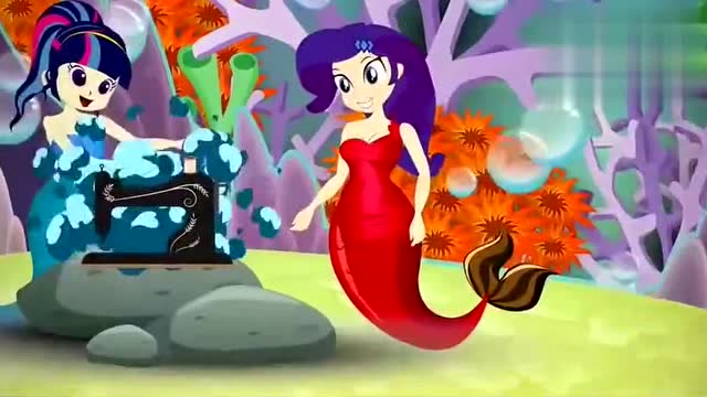 小马宝莉,紫悦帮助晖晖美人鱼服饰,晖晖光彩夺目 好看到爆