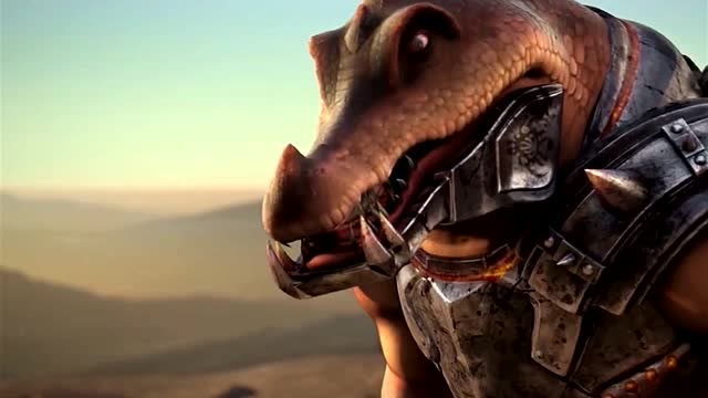 《超神学院》:鳄鱼索顿把莫甘娜当成肉包子,口水流一地!