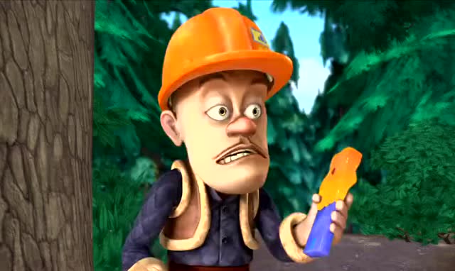 光头强在魔力磁石上涂抹了蜂蜜,熊二把吃掉了