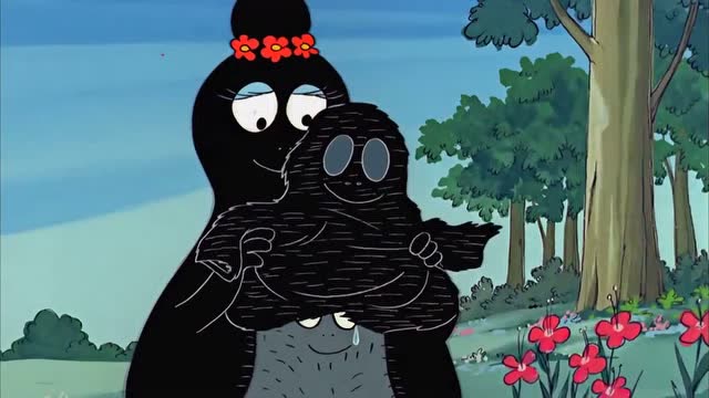 巴巴爸爸:巴巴妈妈织好衣服,巴巴伯穿上