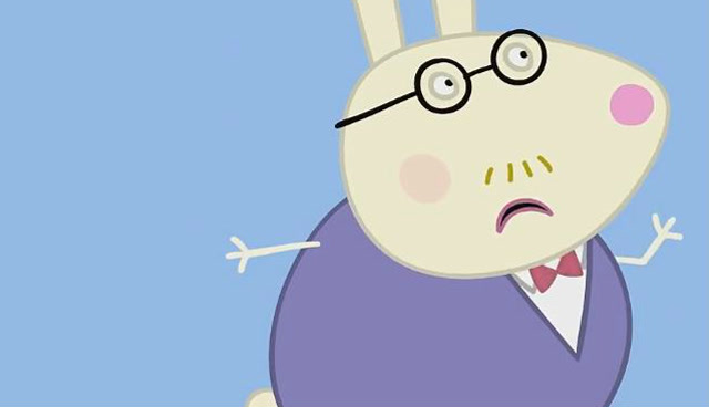 小宝宝要出生了,兔爸爸非常紧张