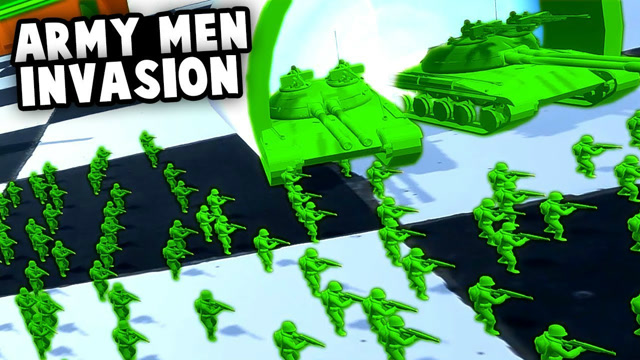 小飞象解说玩具士兵大作战绿色军团士兵突击守卫基地