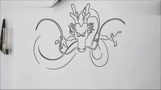 龙珠一分钟教你如何画神龙!