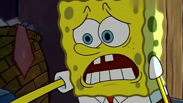 海绵宝宝可能一个人久了很害怕