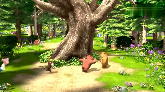 熊熊乐园:涂涂要给山楂树捉虫子