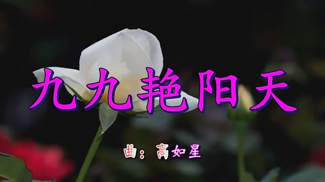 又火了!一首《九九艳阳天》天籁之音忍不住循环棒极了