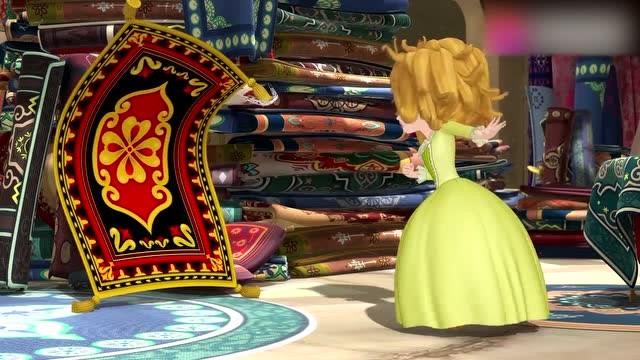 《小公主苏菲亚》:飞毯真的是太嘚瑟,竟还敢抢安博的王冠!