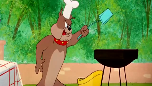 《猫和老鼠》斗牛犬父子来烤肉啦,可是木炭怎么变成了杰瑞?