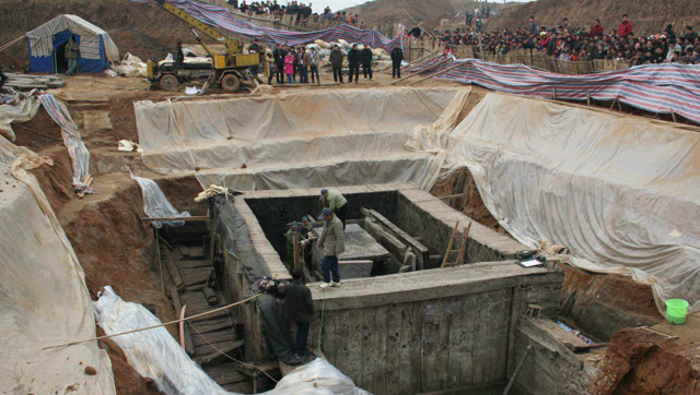 六安王汉墓发掘竟烂尾原因让人啼笑皆非只留下数百个盗洞