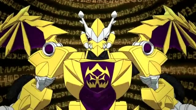 斗龙战士:吉卡使用必杀技豹吞金轮打败审判官管炮龙