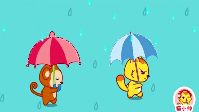 猫小帅儿童益智动画:rain rain go away!