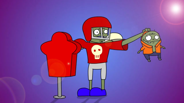 植物大战僵尸动画无休止的战争,这橄榄球僵尸太萌了吧