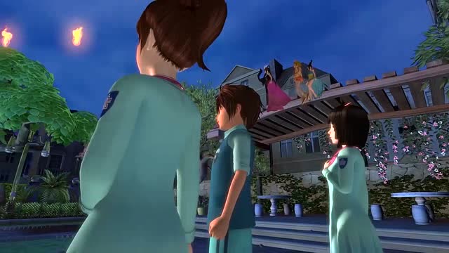 精灵梦叶罗丽六;王默晕倒坠落高空,王默的真身是仙境的公主