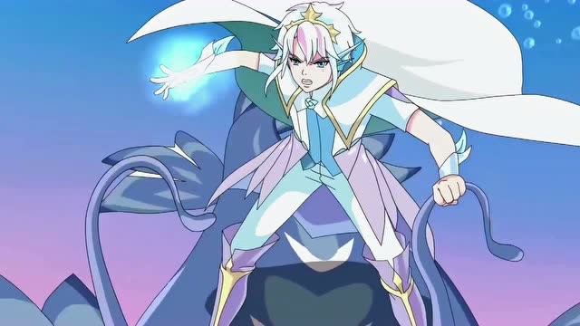巴啦啦小魔仙7-海达王子为了海萤堡,竟然攻击魔法海藤被缠住了